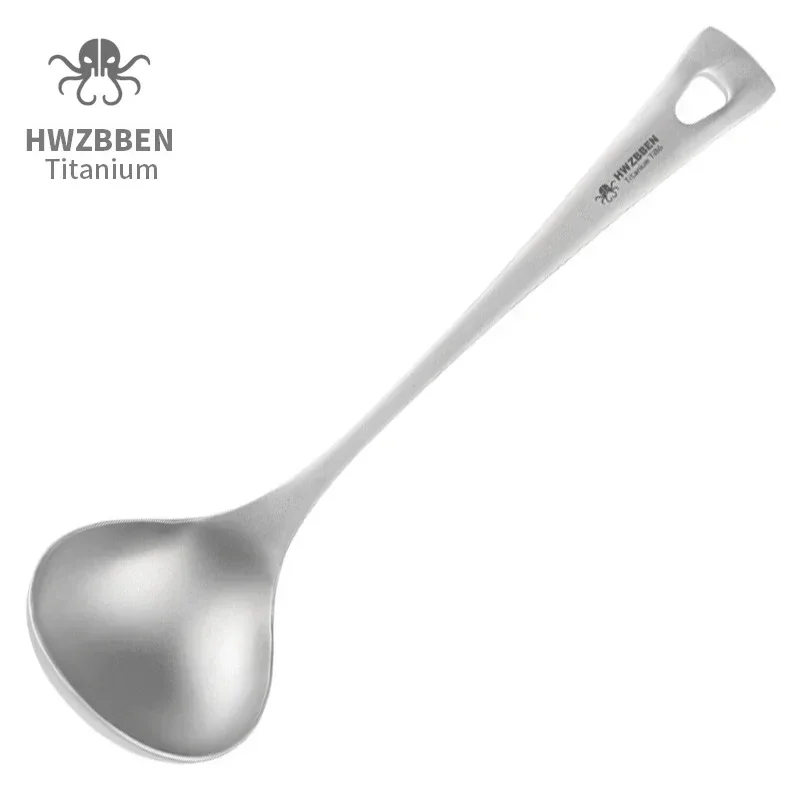 Camping Cooking Utensils Kit - HWZBBEN cucchiai da minestra in titanio