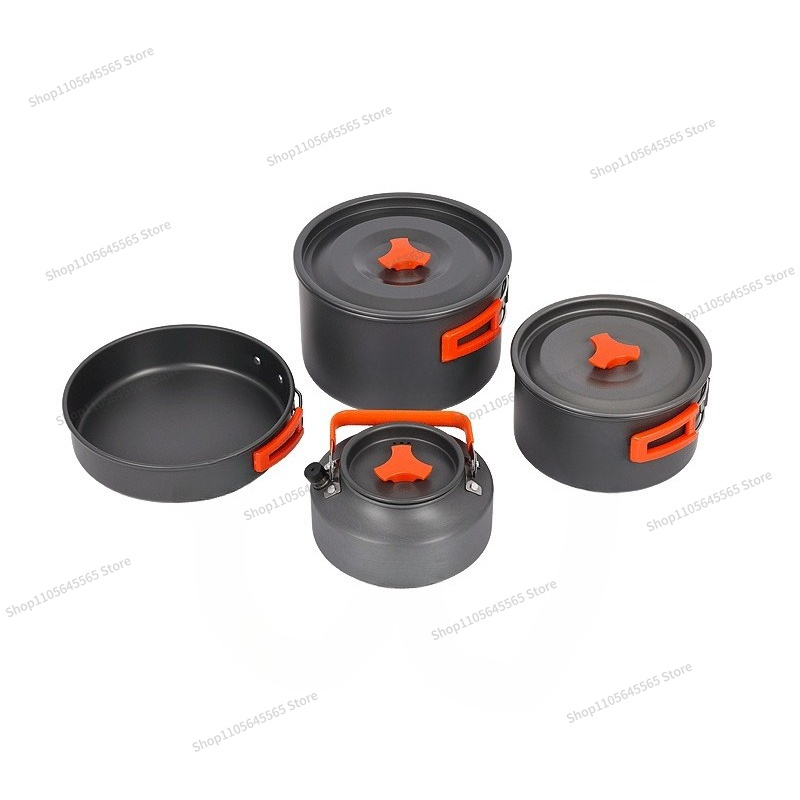 Camping Cooking Set For 4 - Set di 4 Pezzi per Cucina