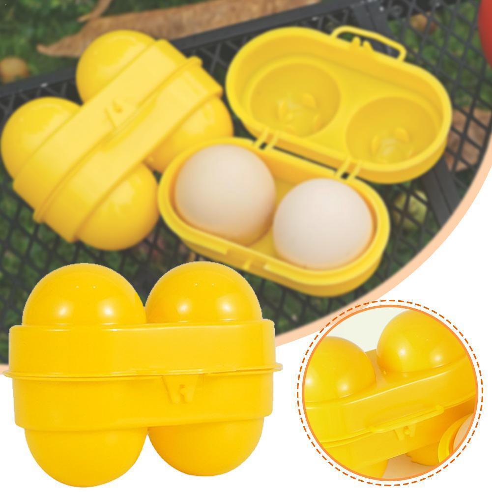 Camping Cooking Cover - 2 Grid Egg Storage Box contenitore