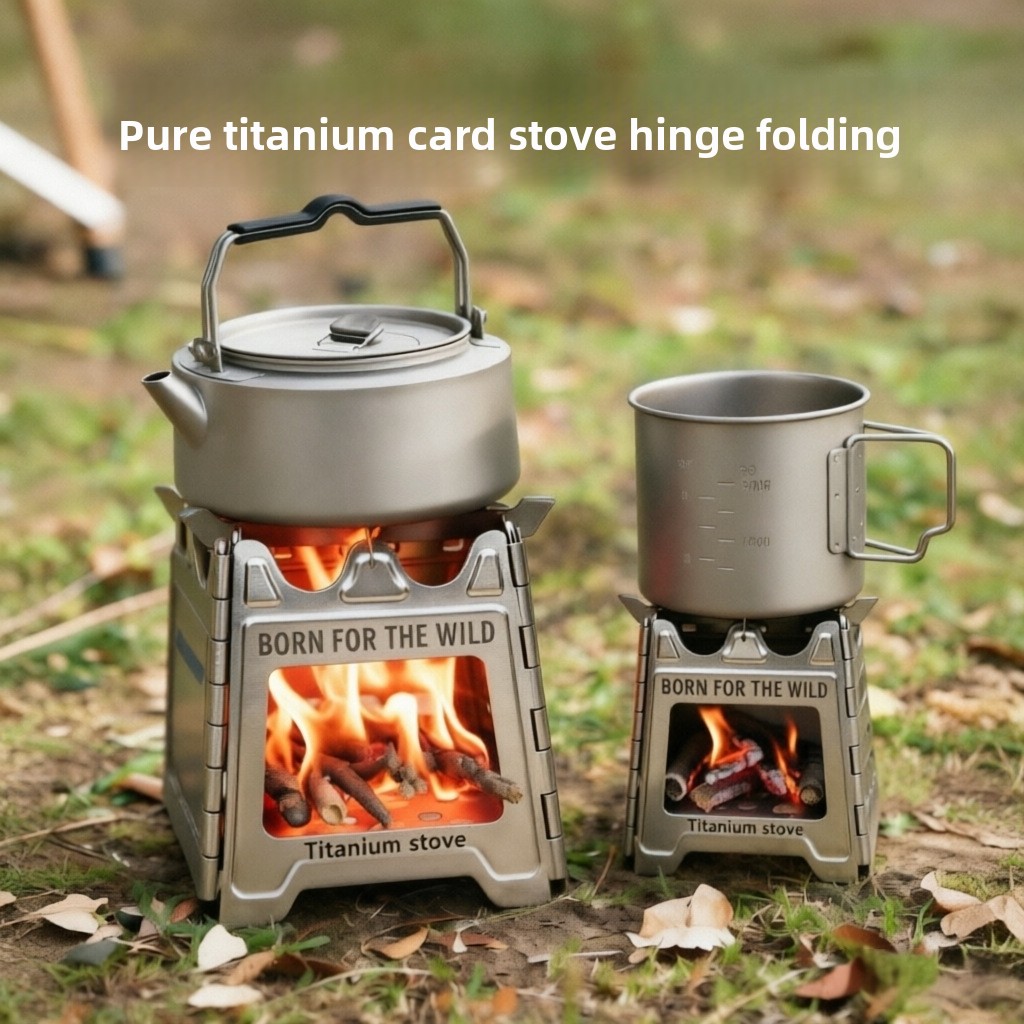 Camping Cooking Wood Stove - Stufa a Legna Pieghevole Compatta in