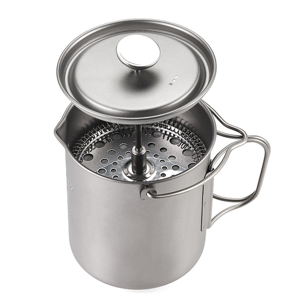 Pocket Coffee Maker - Lixada tazza da caffè in titanio