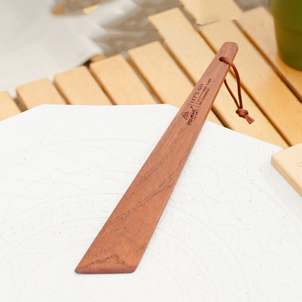 Camping Outdoor Cooking Table - Spatola in Legno per Campeggio, Utensile