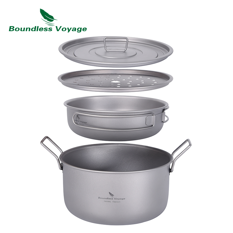 Camping Cooking Cover - Boundless Voyage Camping Pentola da cucina