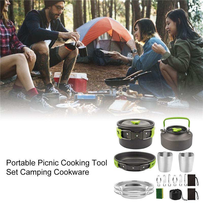 【ACQUISER】 Pentole da campeggi - Camping Cooking Pots And Pans Set recensione e prezzo