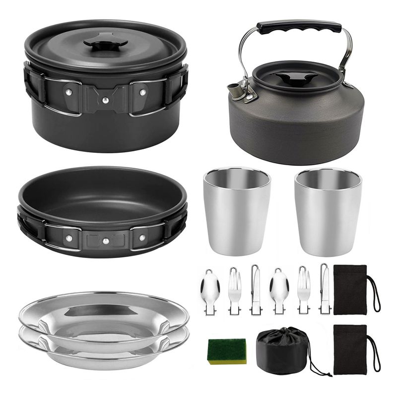 【ACQUISER】 Pentole da campeggi - Camping Cooking Pots And Pans Set recensione e prezzo