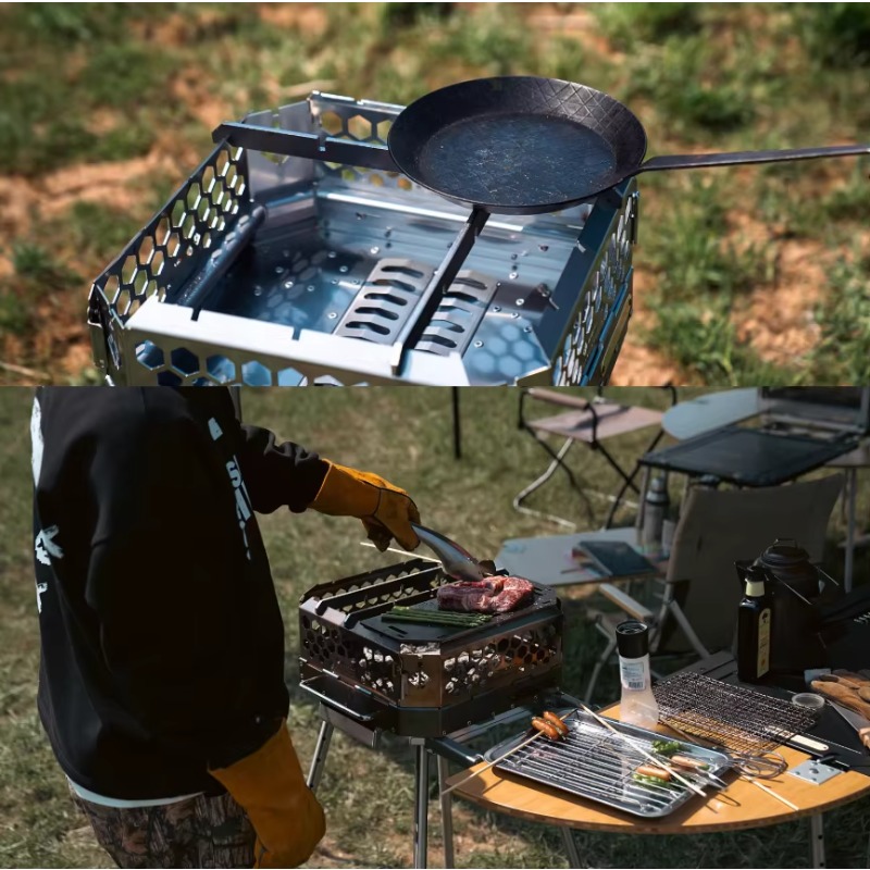 Fornello a legna portatile in  - Camping Cooking Equipment Electric recensione e prezzo