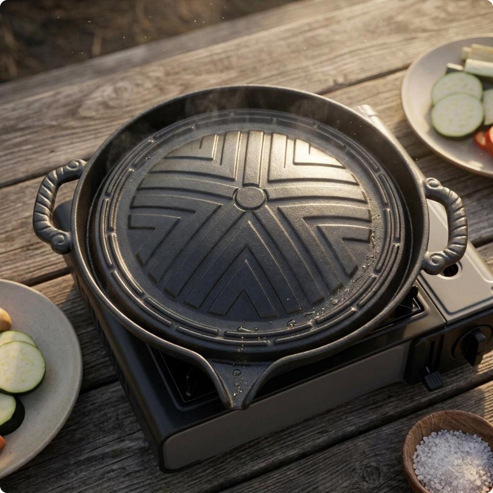 Padella Ovale in Ghisa per Bar - Skillet Cast Iron Camp recensione e prezzo