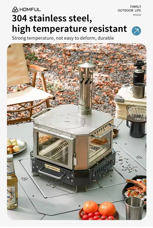 HOMFUL Stufa a Legna Portatile - Camping Cooking Wood Stove recensione e prezzo
