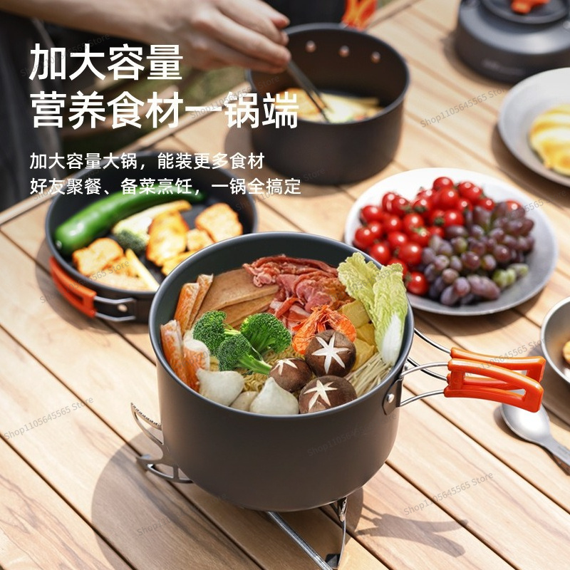Set di 4 Pezzi per Cucina da C - Camping Cooking Set For 4 recensione e prezzo