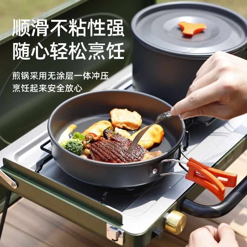 Set di 4 Pezzi per Cucina da C - Camping Cooking Set For 4 recensione e prezzo