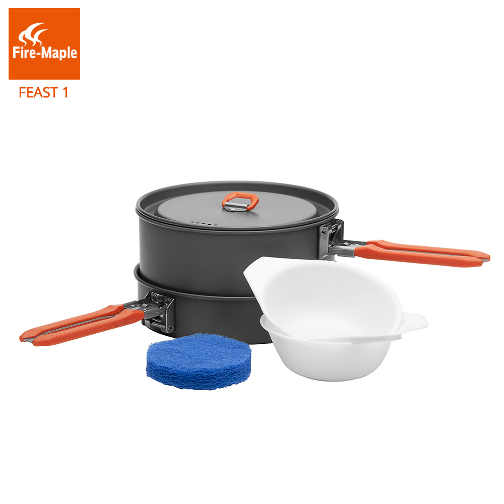 Fuoco Maple festa 1 campeggio  - Camping Cooking Pots And Pans Set recensione e prezzo