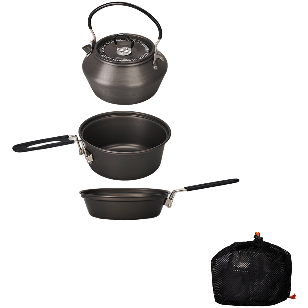 Set di pentole da campeggio in - Camping Cooking Pots And Pans Set recensione e prezzo
