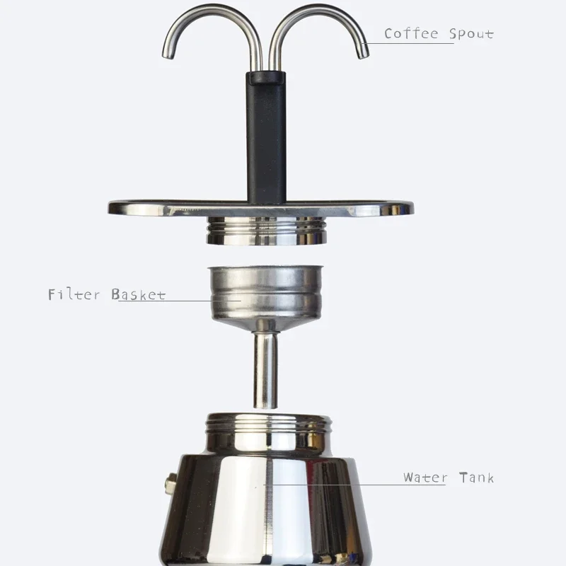 Mini Moka da 200 ml Doppio tub - Pocket Coffee Maker recensione e prezzo