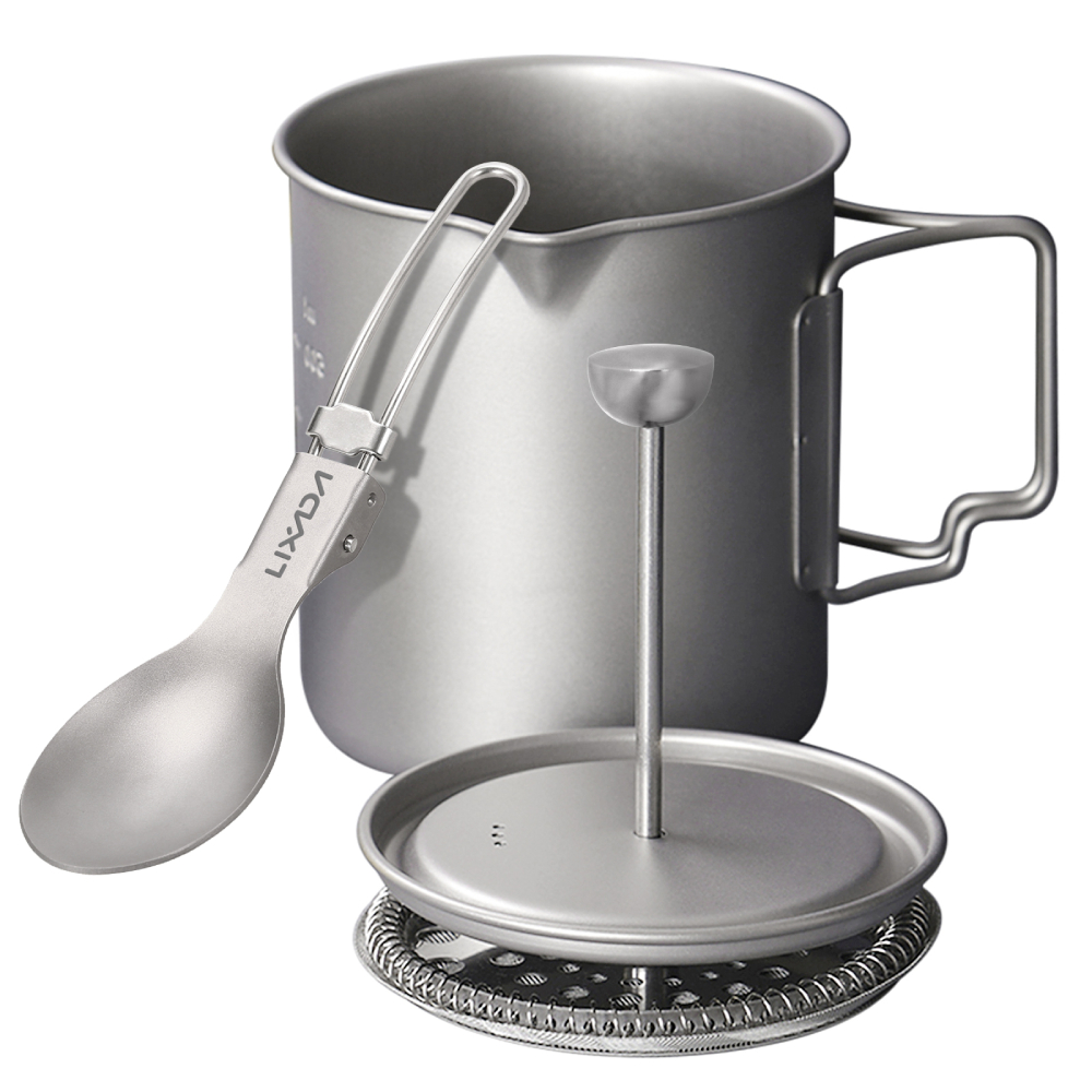 Lixada tazza da caffè in titan - Camping Cooking Utensils Kit recensione e prezzo