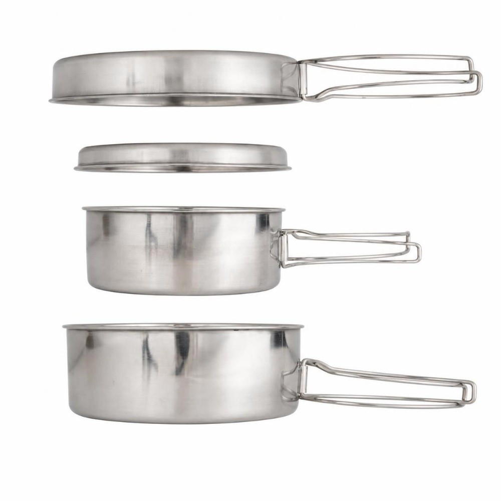 Set da 4 Pezzi di Pentole e Pa - Camping Cooking Pots And Pans Set recensione e prezzo
