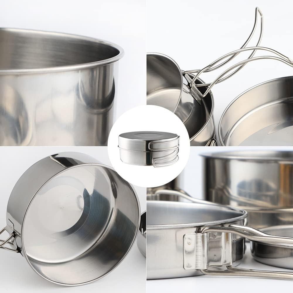 Set da 4 Pezzi di Pentole e Pa - Camping Cooking Pots And Pans Set recensione e prezzo