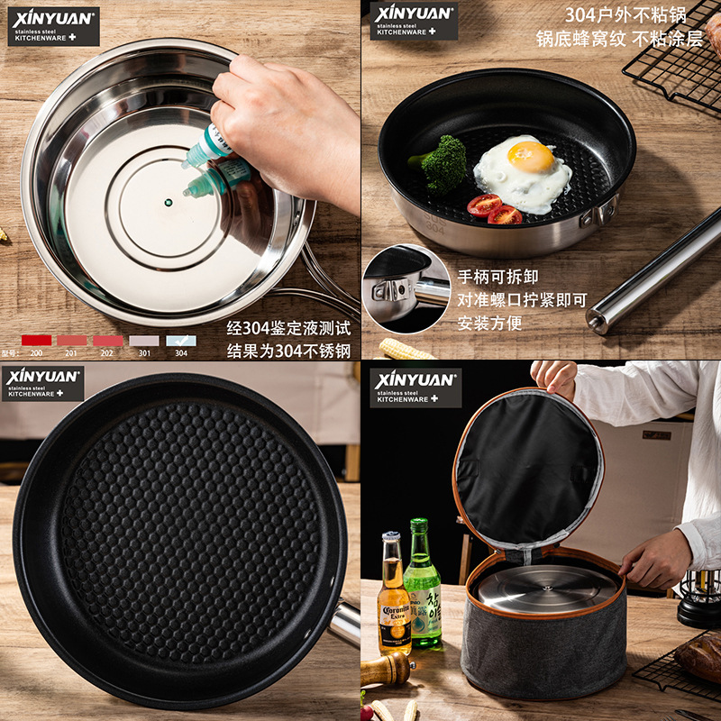 Set di Pentole Portatili per C - Camping Cooking Set For 4 recensione e prezzo