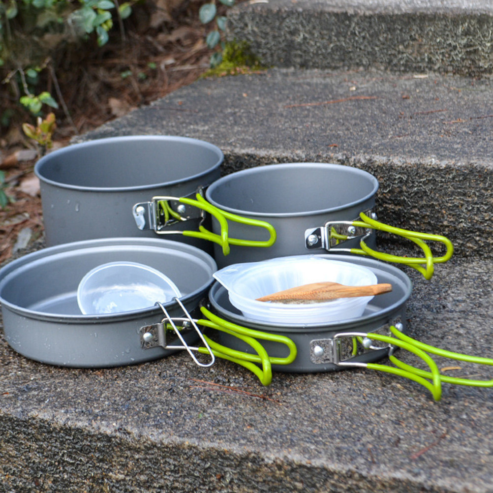 1 Set di Utensili da Cucina pe - Camping Cooking Pots And Pans Set recensione e prezzo