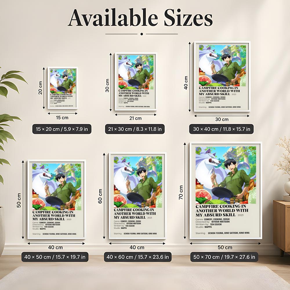 Poster HD con stampa 'Cucinare - Campfire Cooking In Another World With My Absurd Skill recensione e prezzo