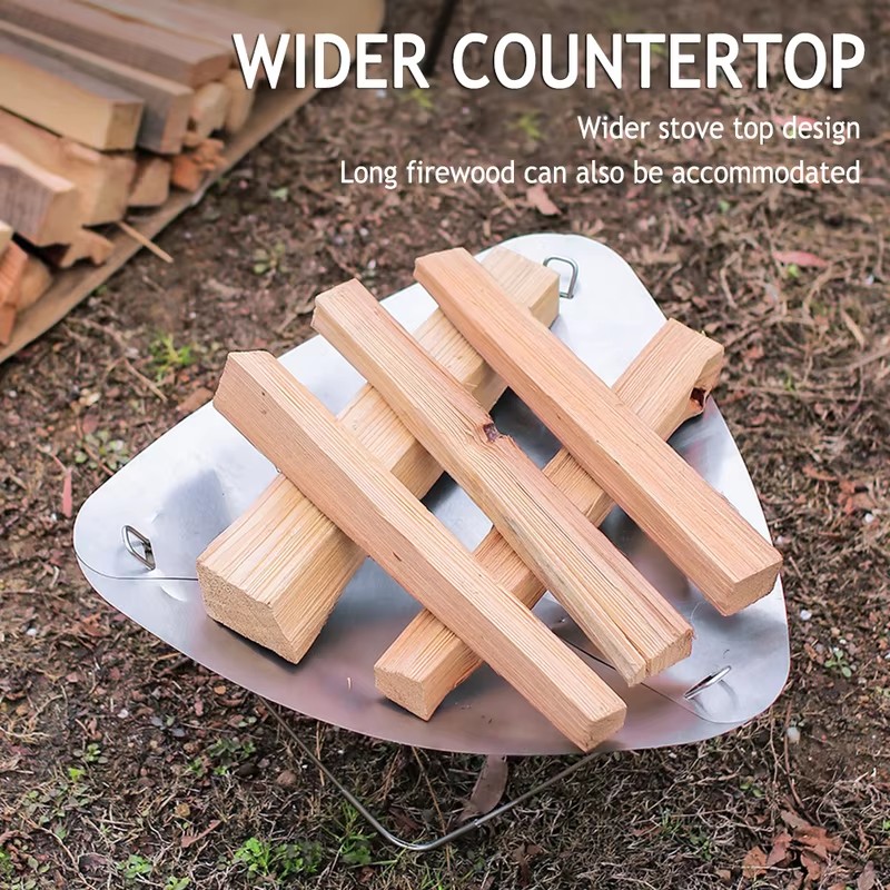 Stufa a Legna Portatile in Acc - Camping Cooking Wood Stove recensione e prezzo