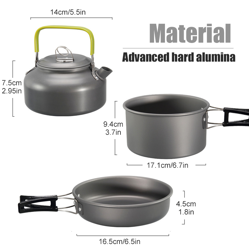 WESTTUNE Kit di pentole da cam - Camping Outdoor Cooking Table recensione e prezzo