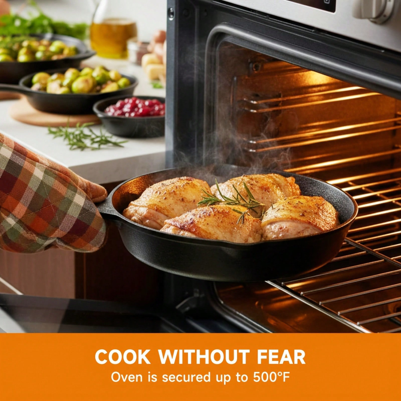 Set di 4 padelle in ghisa anti - Skillet Cast Iron Camp recensione e prezzo