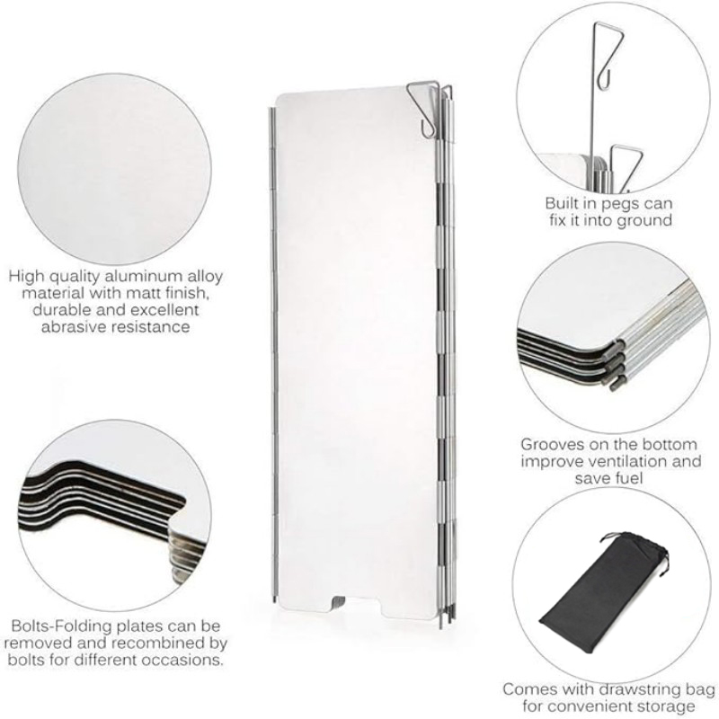 Paravento in Lega di Alluminio - Camping Cooking Cover recensione e prezzo