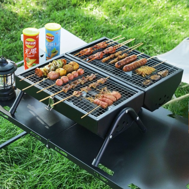 Griglia per barbecue in acciai - Camping Double Cooking Stove recensione e prezzo