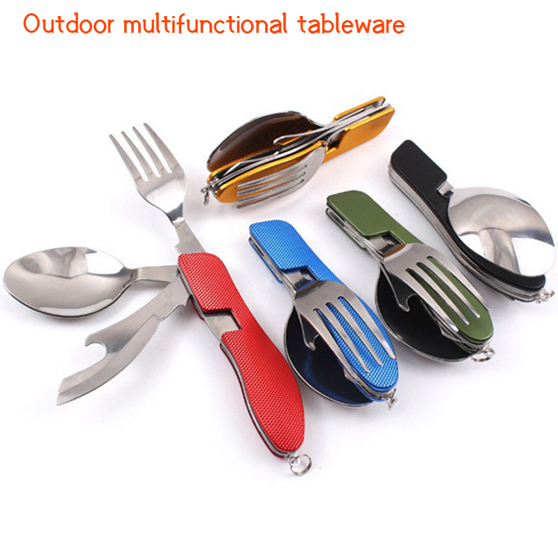 Posate in acciaio inossidabile - Camping Cooking Utensils Kit recensione e prezzo