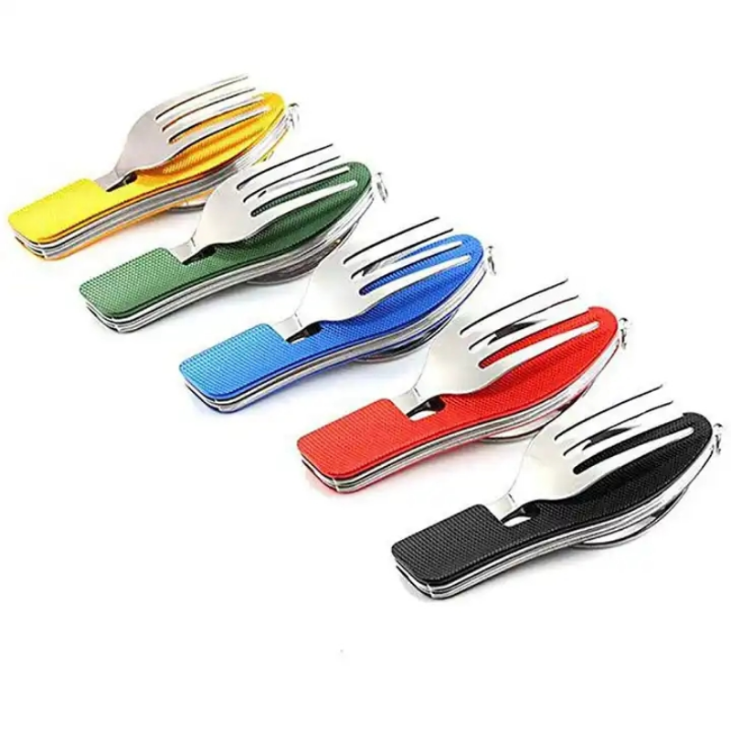 Posate in acciaio inossidabile - Camping Cooking Utensils Kit recensione e prezzo