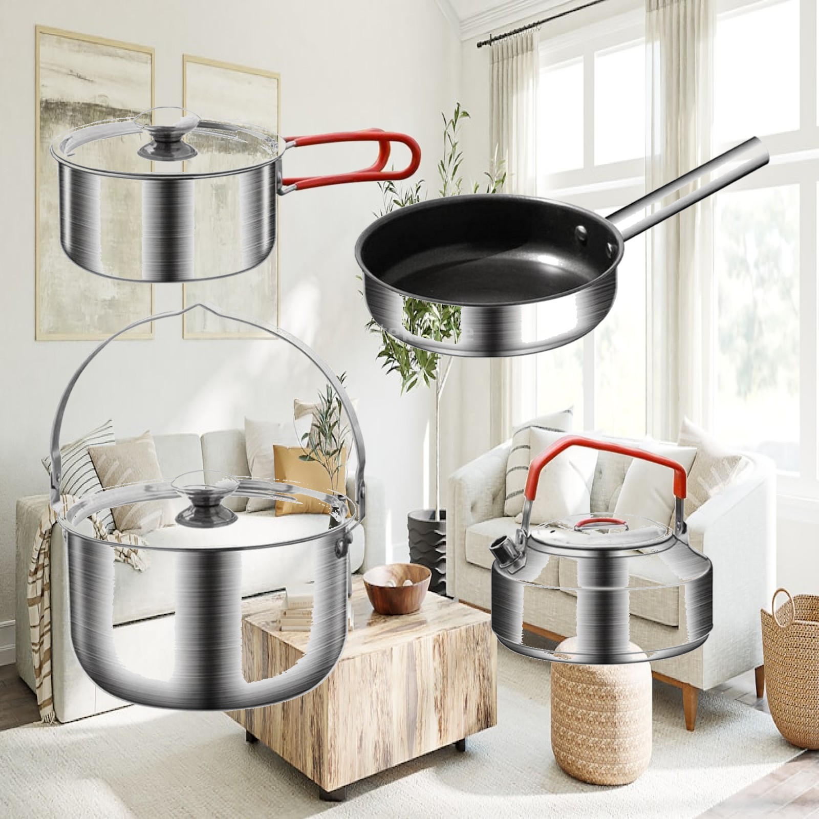 Set di 4 utensili da cucina pi - Camping Cooking Set For 4 recensione e prezzo