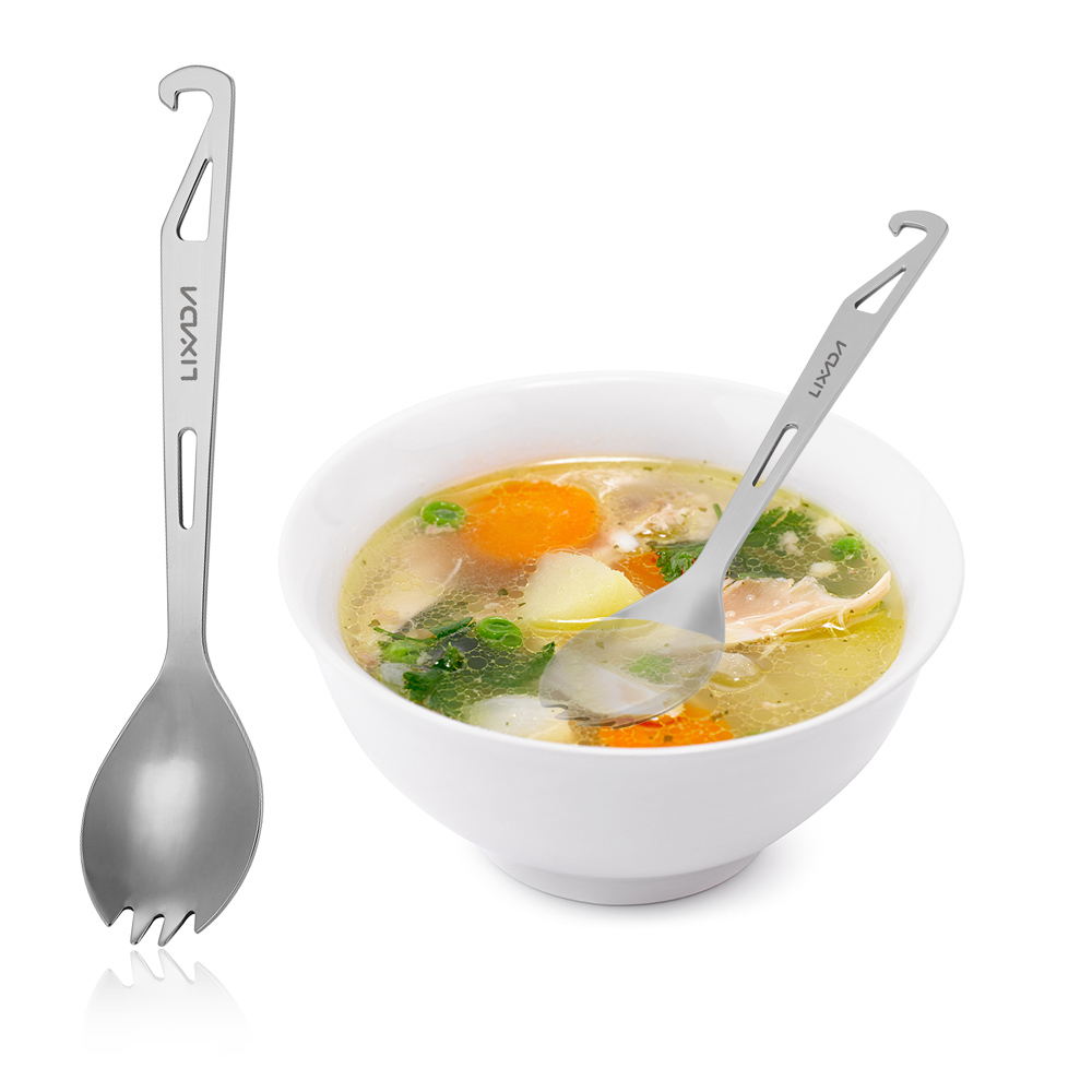 Lixada Spork in acciaio inossi - Camping Cooking Utensils Kit recensione e prezzo