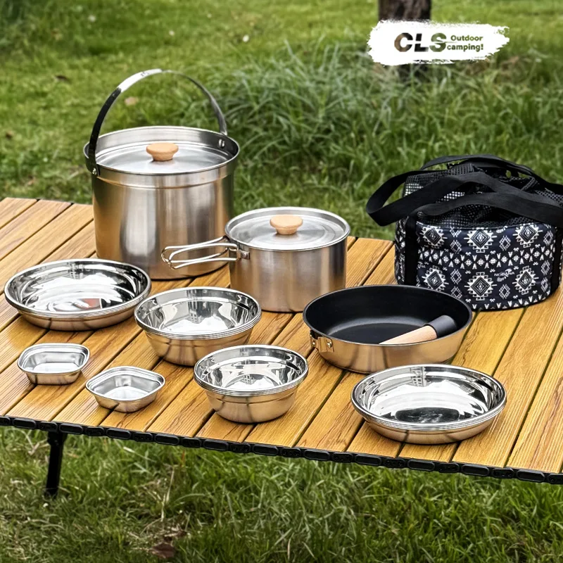 CLS & NOBANA Newset Camping al - Camping Cooking Set For 4 recensione e prezzo