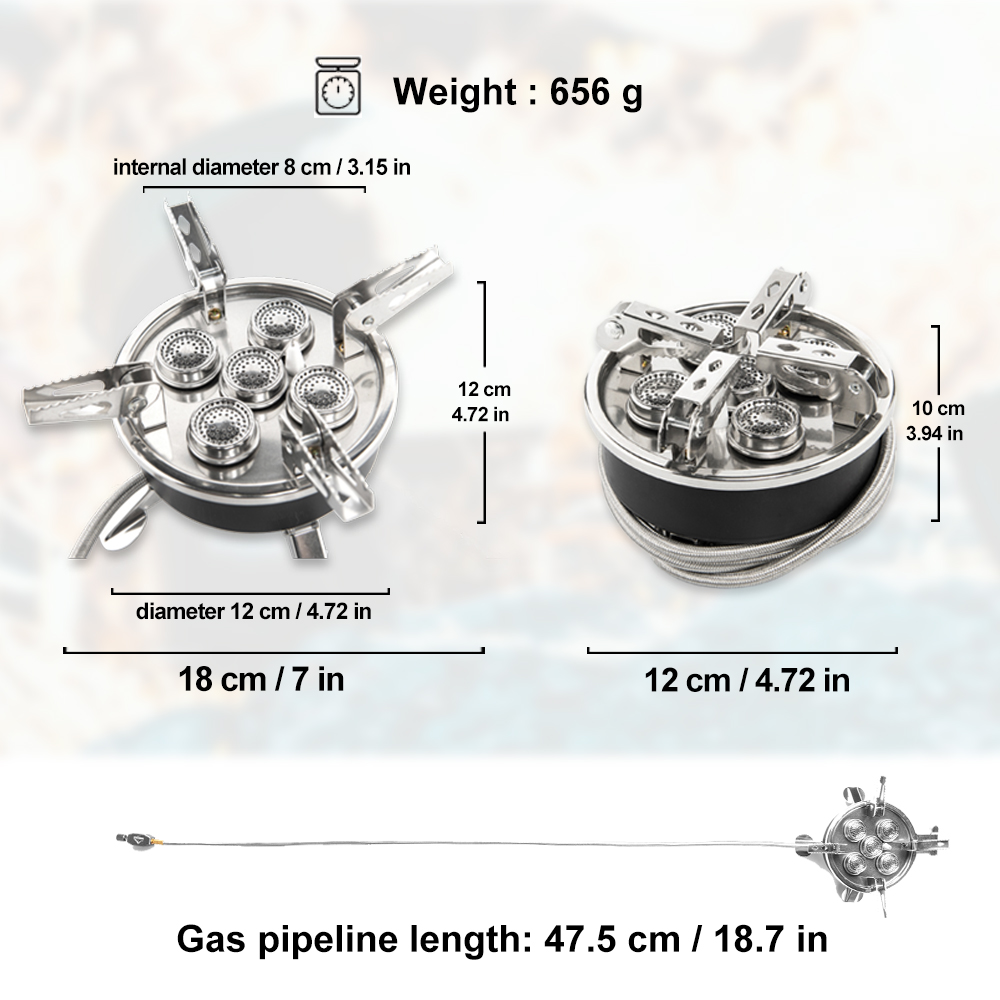 Widesea Camping 5in1 Fornello  - Camping Cooking Wood Stove recensione e prezzo