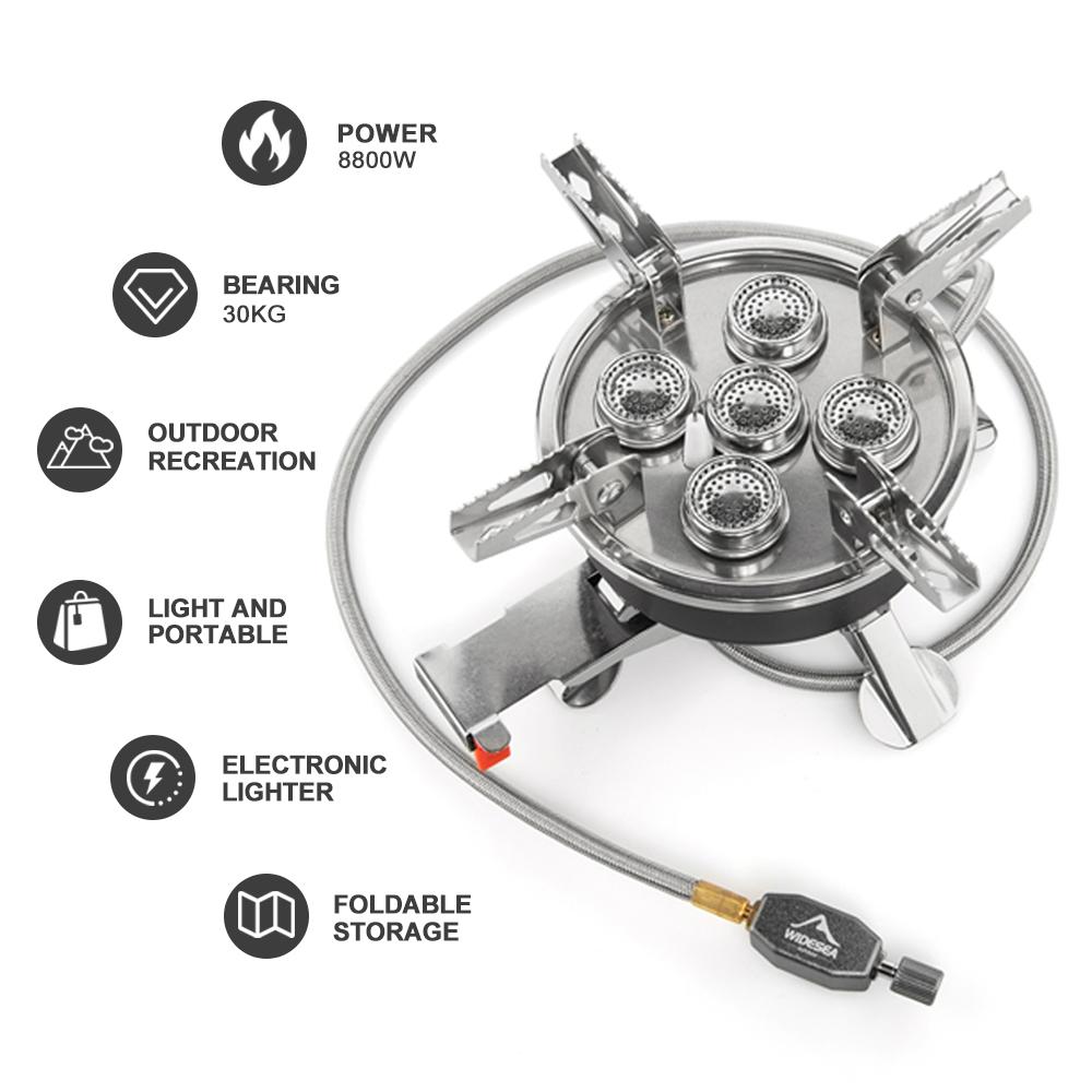Widesea Camping 5in1 Fornello  - Camping Cooking Wood Stove recensione e prezzo