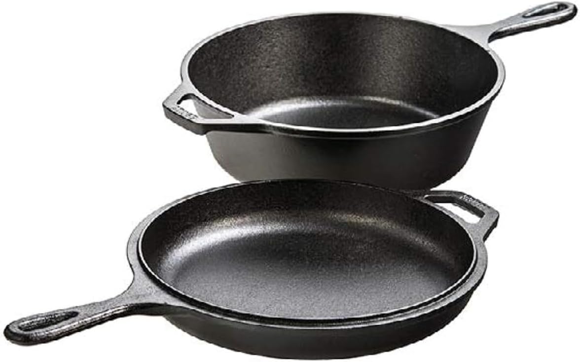 Set 2-in-1 in Ghisa: Pentola P - Skillet Cast Iron Camp recensione e prezzo