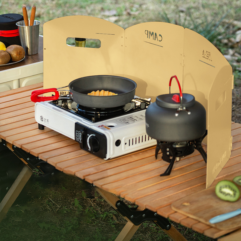 Parabrezza pieghevole per forn - Camping Cooking Cover recensione e prezzo