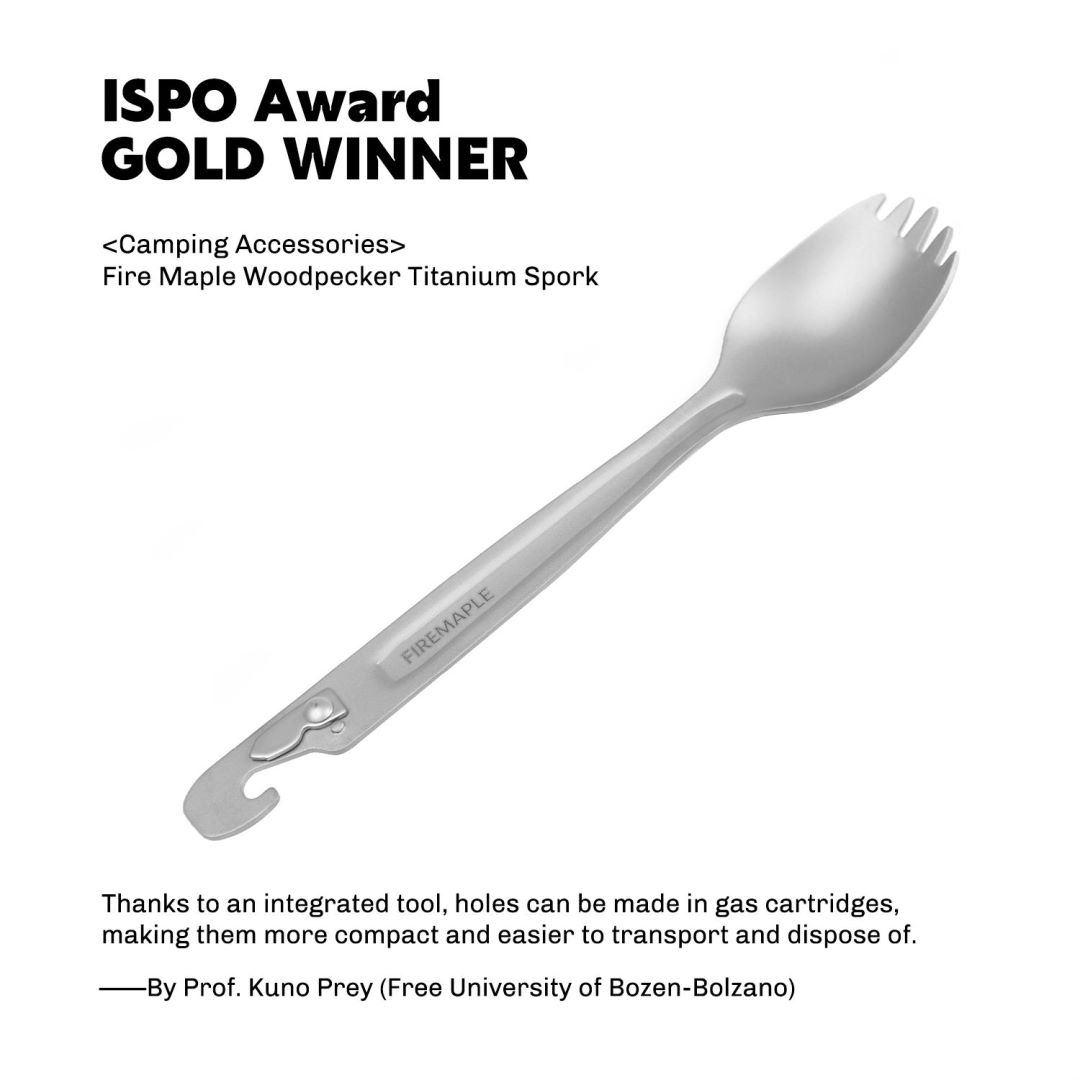 Fuoco acero titanio Spork con  - Camping Cooking Utensils Kit recensione e prezzo