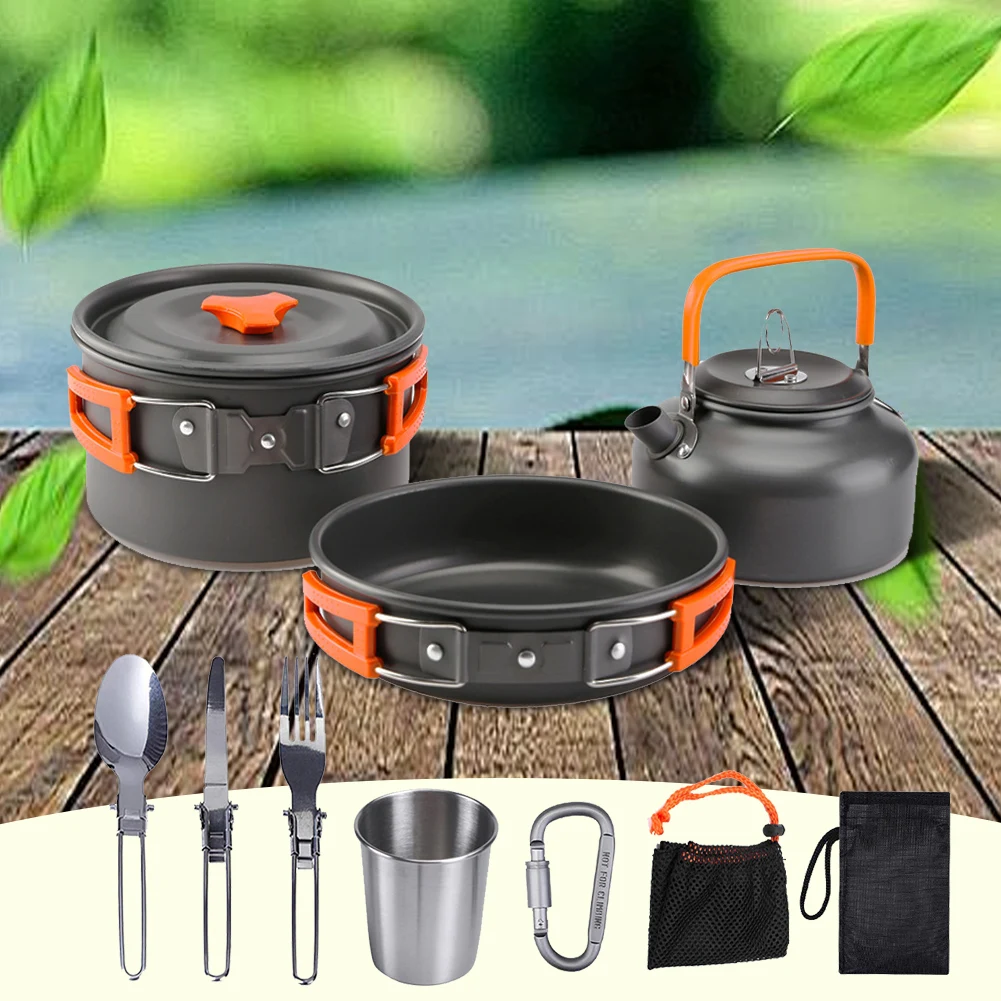 Kit da Cucina da Campeggio: Bo - Camping Cooking Pots And Pans Set recensione e prezzo