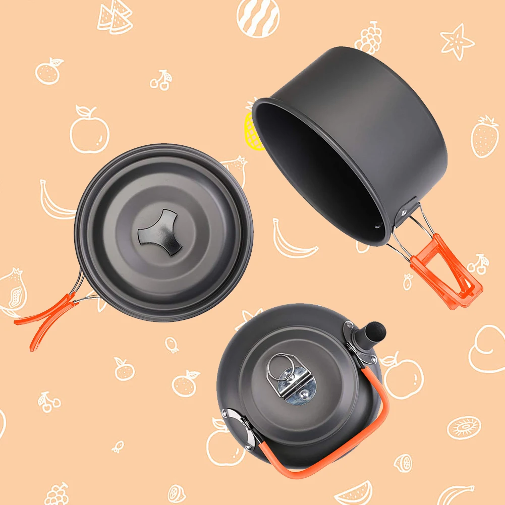 Kit da Cucina da Campeggio: Bo - Camping Cooking Pots And Pans Set recensione e prezzo