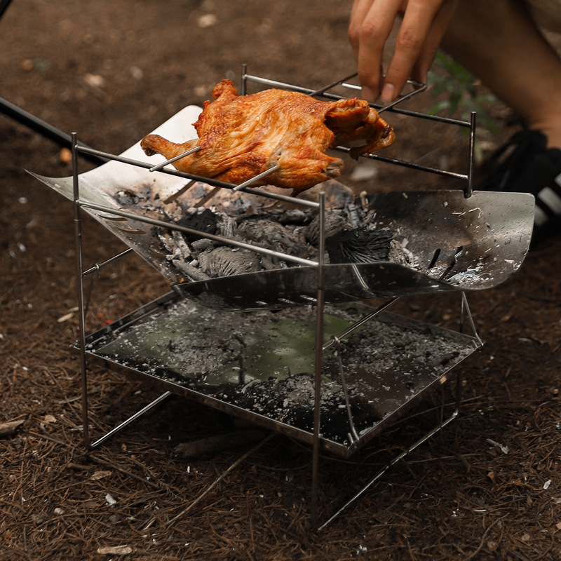 Fornello da campeggio a legna  - Camping Cooking Wood Stove recensione e prezzo