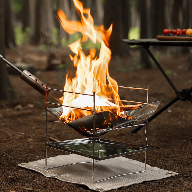 Fornello da campeggio a legna  - Camping Cooking Wood Stove recensione e prezzo