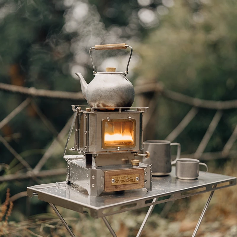 Stufa da campeggio stile vinta - Camping Double Cooking Stove recensione e prezzo